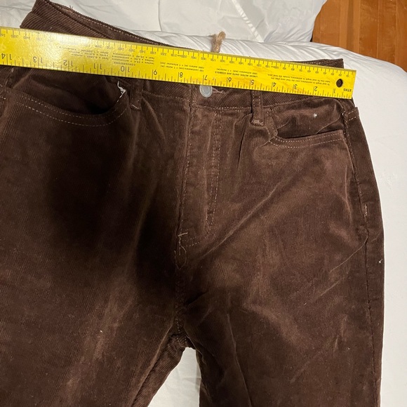 Saints & Hearts Brown Corduroy Pants size Large NWT with defect see pictures - Picture 6 of 13